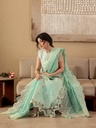 LUXURY COTTON CHICKEN KARI FRONT ALONG WITH EMBROIDERED DAMAN PATCHE